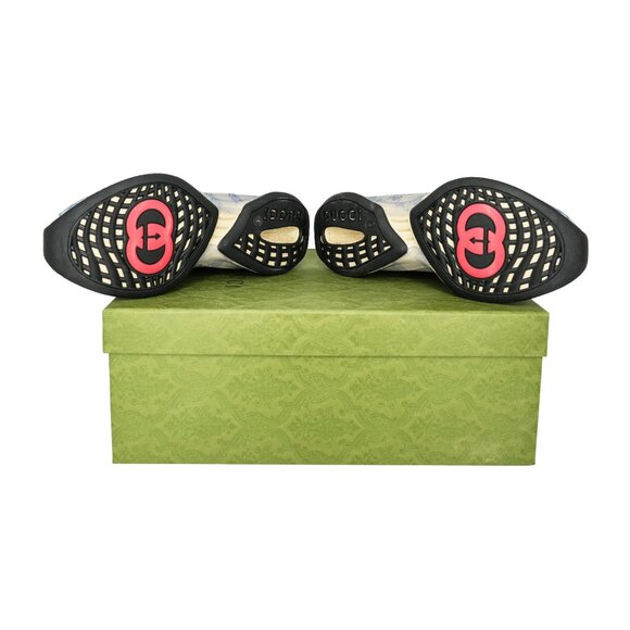 Gucci 721116 Men's GG Run Leather Sneakers - Picture 12 of 12